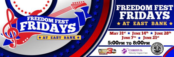 Freedom Fest Friday at Bossier City's East Bank